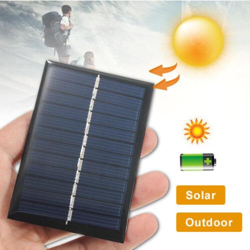 New 0.15W/0.25W/1W 5V Mini Solar Panel Cell Charger Polycrystalline Portable DIY Battery Cell Charger Module for Phone Outdoors