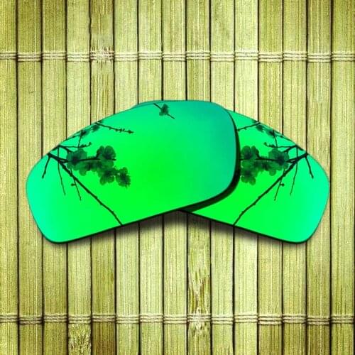 Polarized Replacement Lense For-Oakley Monster Pup Sunglasses Frame True Color Mirrored Coating - Green Options