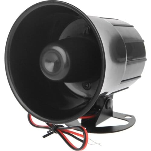DC 12V Wired Loud Alarm Siren Horn Outdoor For Home Security Protection System