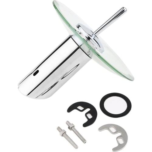 Water filter Bathroom Kitchen Sink Round Waterfall Faucet Brass Chrome Basin Faucet Single Lever Hot and Cold Mixer Tap