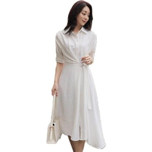 Korean 2021 New Design Summer Office Commuting Temperament Womens Temperament High Quality Womens Dress Party Fashion Skirt