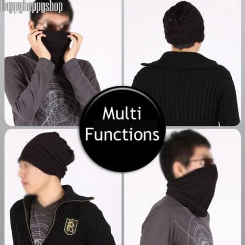 Winter Unisex Adult Polar Fleece Warmer Headscarf Cylinder Neck Cover Wraps Face Veil Women&Men Turban Outdoor Sports Cap Hat