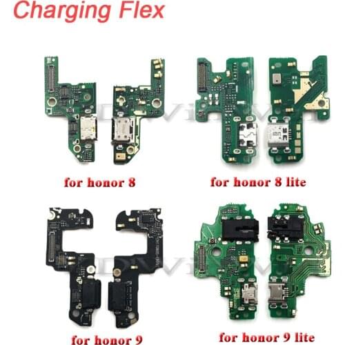 1pcs New USB Charging For Huawei honor 8 9 lite Charger Port Dock Connector Flex Cable Repair Parts
