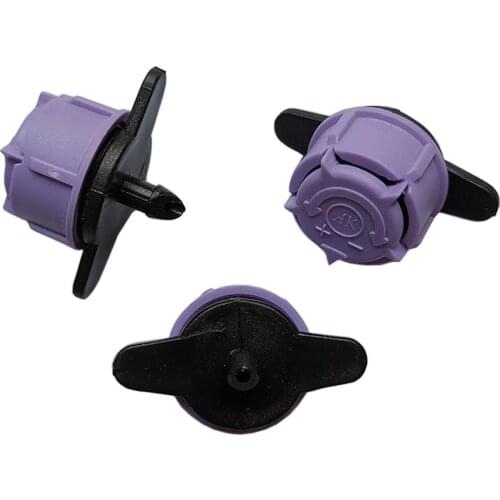 10Pcs 5 Holes Adjustable Pressure Compensation Dripper Garden Agricultural Lawn Irrigation Watering System Sprinkler