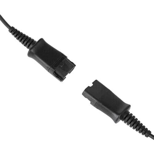 24BB QD Quick Disconnect Cable with Single 3.5mm Plug for Smartphones Mobile Phones Computer Laptop Headsets Headphones Cord