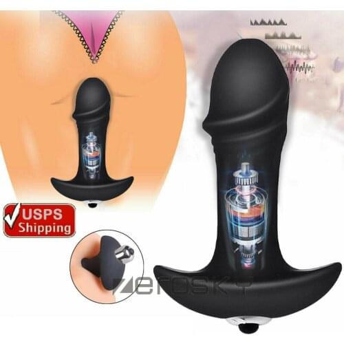 Anal Plug Adult Vibrator Beads Bullet Vibrating Massager Women Toy Use Lubricant