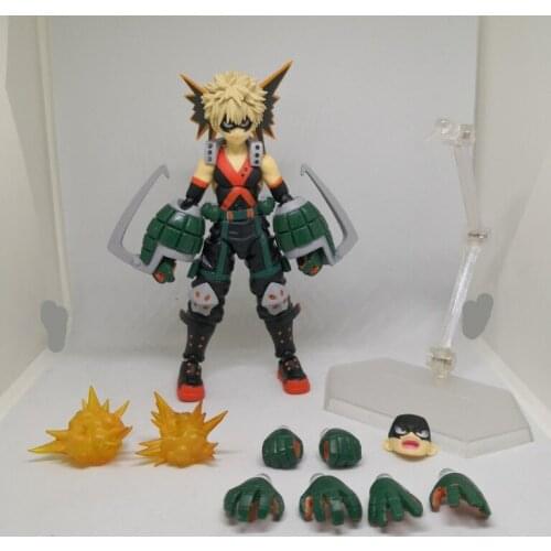 Anime My Hero 443 Bakugou Katsuki PVC Figure Collection Joint Movable Model Toys 13cm