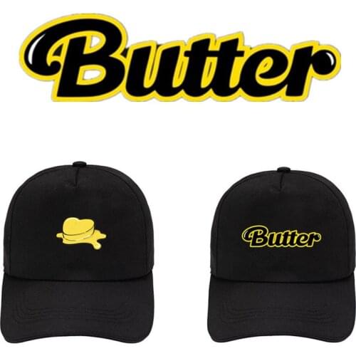 KPOP Bangtan Boys Album Butter Summer Black Visor Hat Unisex Baseball Cap For Women And Men