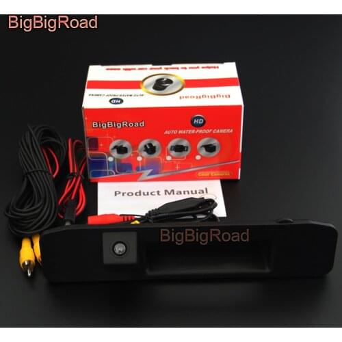 BigBigRoad Car Trunk Handle Rear View Camera For Mercedes Benz ML Class MB W166 2011-2018 Vito W447