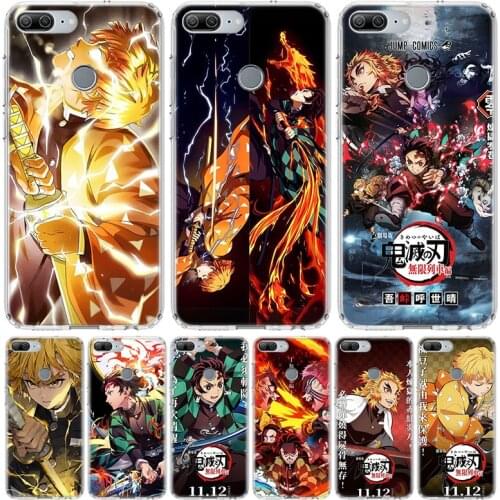 Demon Slayer-Mugen Train Phone Case for Huawei Honor 10 9 20 7A 7X 8A 8S 8X 9X Lite Pro Y5 Y6 Y7 Y9S 2019 10i 20i Coque Cover Ca