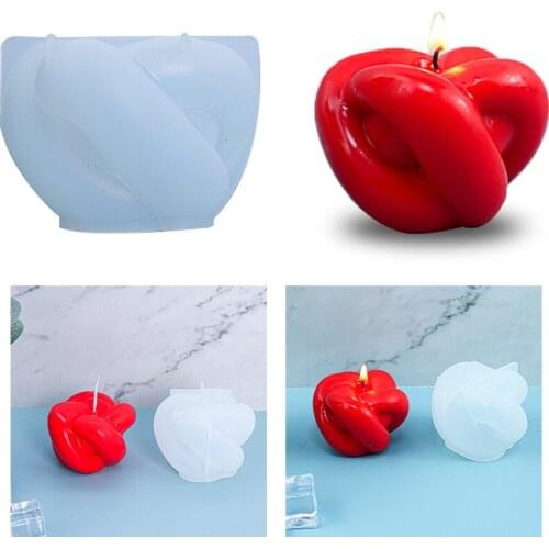 Epoxy Mold Rope Knot Candle Decoration Silicone Mold Handmade Soap Making Supplies Candle Making Supplies Resin Mould