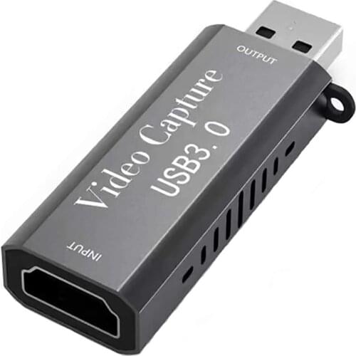 HDMI Video Capture Card, 4K HDMI to USB 3.0 Game Capture 1080P Audio Video Grabber for Live Streaming Gaming Conference