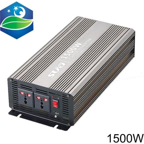 1500W pure sine wave solar power inverter DC 12V 24V to AC 110V 220V digital