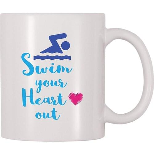 Swim Your Heart Out Coffee Mug (11 oz)