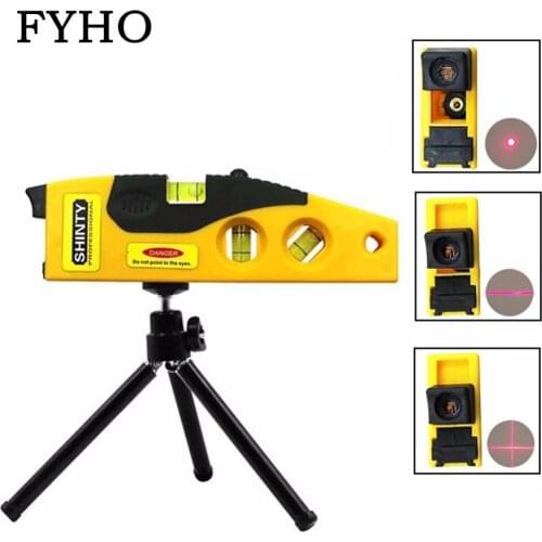 Cross Line Laser Level 2-wire Infrared Crossover Cable With Tripod Vertical Horizontal Measuring Tool 160 Laser Range Line Laser