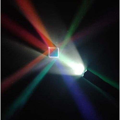 20 * 20 * 17mm Hexahedral Cubic Optical Cube Photography and Tetrahedral Prism Home Decoration Prism Glass