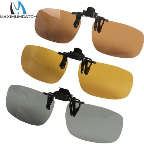 Maximumcatch Super Light Polarized Clip on Sunglasses UV 400 Protection Glare Blocking