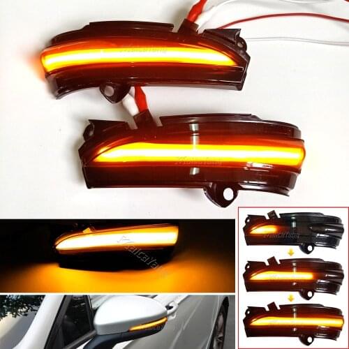 LED Dynamic Turn Signal Side Mirror Blinker Indicator Sequential Light For Ford Fusion Mondeo 2013 2014 2015 2016 2017 2018 4th