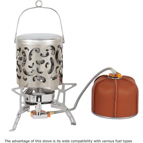 Outdoor Portable Gases Mini Heater Stoves Heating Cover Travel Camping Equipment Warmer Heating Gas Oven Burner Camping Stove