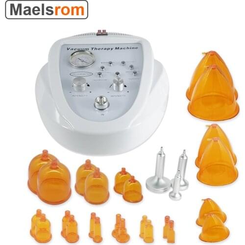 2021 New Model L Size Breast Vacuum Enlargement Device Breast & Butt Lifting BBL 16cm 150ML With 24Cups Orange Color