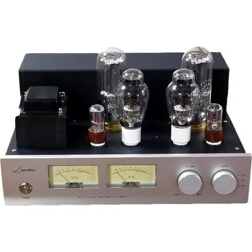 2x25W 845 Vacuum Tube Amplifier 300B Drive 845 Single-end Class A 6SN7 Preamplifier High Power Hand Scaffolding Welding