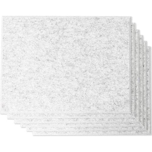 Quality 6 Pcs Acoustic Panel Anti-Acoustic Cushion Wall Panel Echo Bass Isolation Cover Sloped Edge,Wall Decoration,30X40X0.9cm