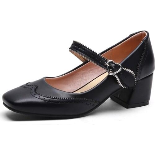 Big Size Square toe personalized platform shoes ladies high heels women shoes woman pumps