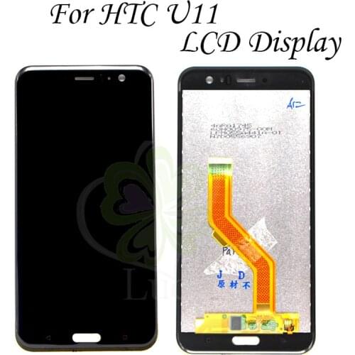 5.5" For HTC U11 LCD Display With Frame Touch Panel Screen Digitizer Assembly For HTC u11 HTV33 2PZC100 2PZC5 601HT Pantalla
