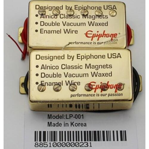 1 Set EPI Guitar Humbucker Pickup Gold LP-001