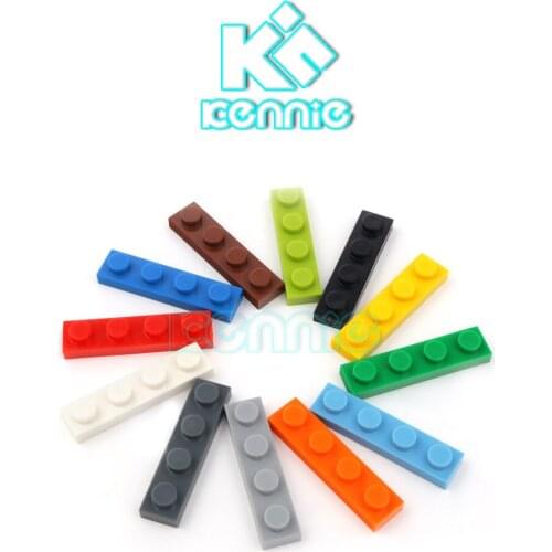 1450pcs/lot Kennie NO.3710 color Parts bulk 1x4 low bricks Particles Classic Small Building Blocks Parts DIY toys 1k