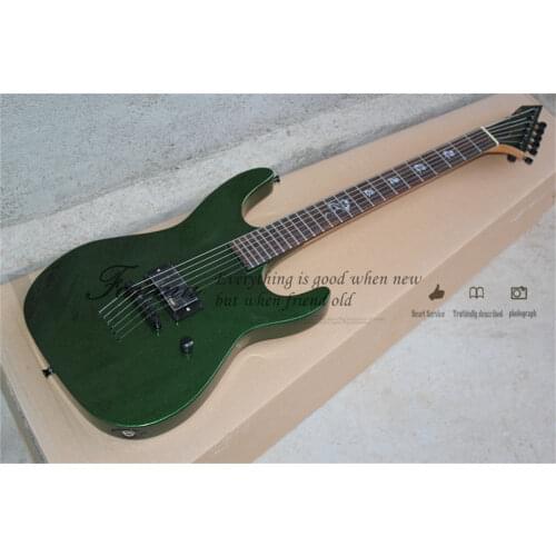 Free shipping custom 6 string guitar,irregular guitar,mahogany body,H H pickups,white guitar,black button