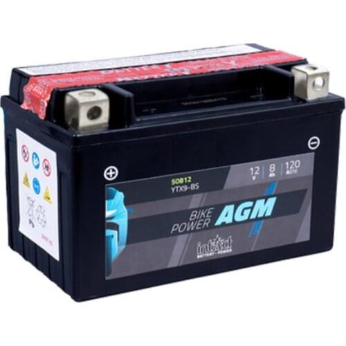 Motorcycle battery YTX9-BS | AGM airtight YTX9-4