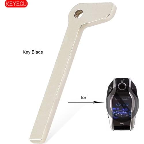 KEYECU Smart Remtoe Key Blade for Boutique Smart LCD Key for BMW 3 5 7 F Series FEM/BDC/CAS4/CAS4