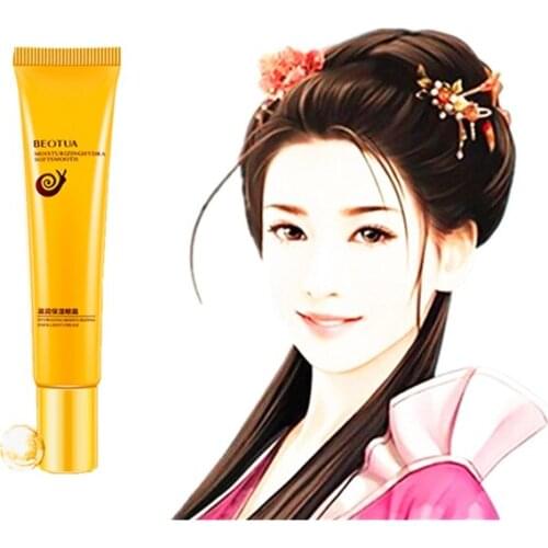 LOVE THANKS New Gold Crystal Snail Collagen Eye Bags Cream Anti Wrinkle Patches Dark Circles Mask Remove Puffy Gel 20g Essence