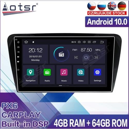 Android Radio Tape Recorder Video Car Multimedia Player Stereo For Skoda Octavia 2014 2015 2016 2017 Head Unit Carplay GPS Navi