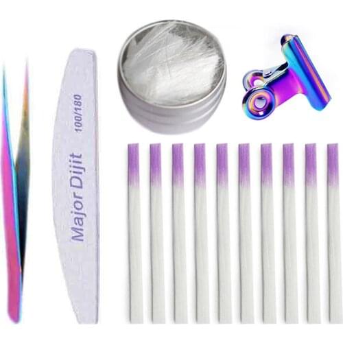 Professional Fiberglass Nail Fibernails Kit Fiber Nails Fiber Glass To Acrylic Extension Manicure Salon Tool Set Nail Art Tools