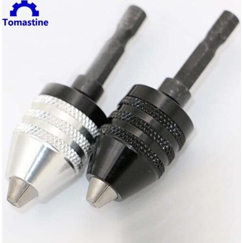 0.5-3mm Clamping range Driver Tool Accessories Keyless Adapter Impact Hex Shank Drill Chuck