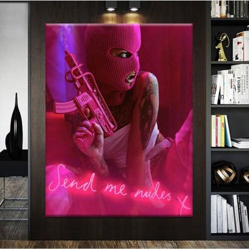 Hot Sexy Women Figure Art Canvas Painting Wall Art Posters Prints Wall Pictures for Living Room Bedroom Home Wall Cuadros Decor