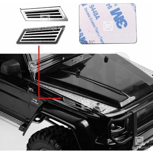 Stainless steel mesh side grille cover for 1/10 TRAXXAS TRX-6 G63 intake grille TRX-4 G500 RC simulation climbing accessory