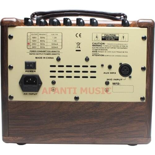 Afanti Music Acoustic Guitar Amplifier (AMP-125)