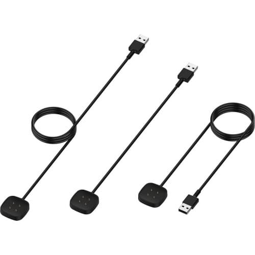 USB Charger For Fitbit versa 3 sense Versa3 Charging Cable Smart Watch Accessories Charger Dock Adapter