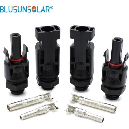 1 Pairs solar connector M12 Thread Solar Panel Connector Pairs Male Female DC Solar Inverter Connector
