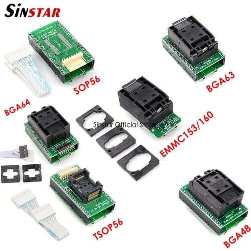 2020 Newest BGA63 BGA64 BGA48 TSOP56 BGA169 Adapters For XGecu T56 Programmer V10.39