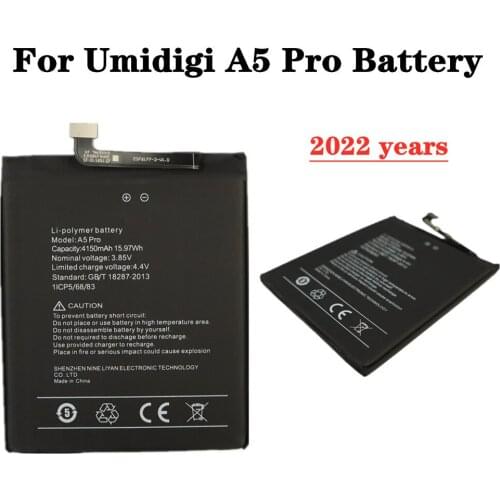 4150mAh A5 Pro Battery For UMI Umidigi A5 Pro High Quality Li-polymer Batteries A5Pro Replacement Bateria
