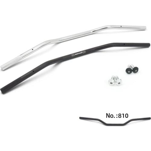 810mm 22MM Universal vintage motorcycle aluminum alloy handlebar with 14mm balance block tubes