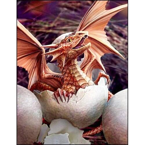 5D DIY Diamond Painting Baby dinosaur Diamond Embroidery Cross Stitch Mosaic Rhinestone Home Decor Craft Gift