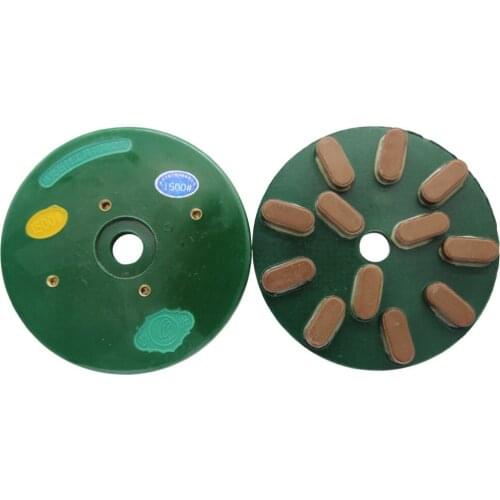 Customization 8'' 200mm Round Chape Diamond Resin Grinding Disc High Polishied Good Gloss Long Life Resin Bond