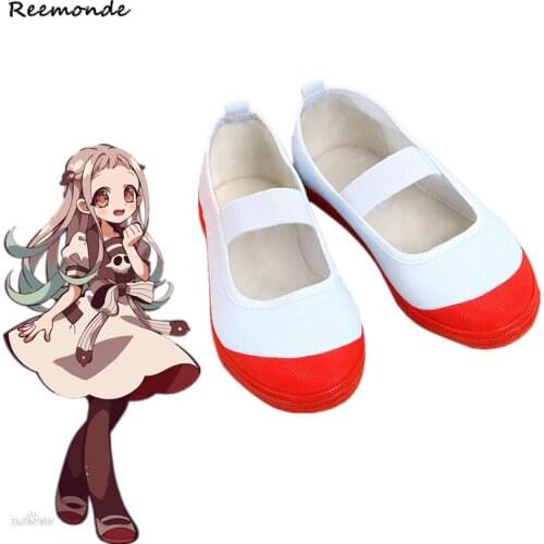 Anime Toilet-Bound Hanako-kun Shoes Cosplay Nene Yashi Shoes Girls Yugi Tsukasa Canvas White Shoes Student Yugi Dancing Shoes