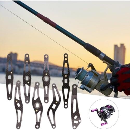 Anti-corrosion Carbon Fishing Reel Rocker Handle Knob Baitcasting Reel Handle Tackle Tool