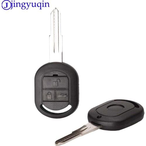 Jingyuqin 10ps Remote Key Shell Case Cover For Buick 2003-2005 Excelle HRV For Chevrolet Car Key Fob Uncut Blade Fob